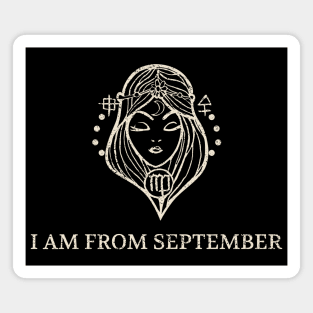 Born in September – Virgo Zodiac Design Magnet